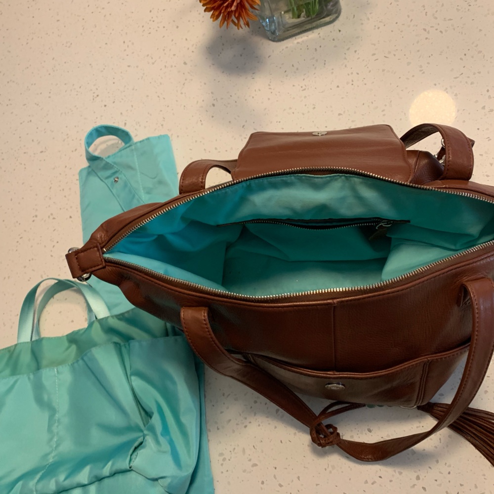 Lilly and Jade diaper bag in camel - used